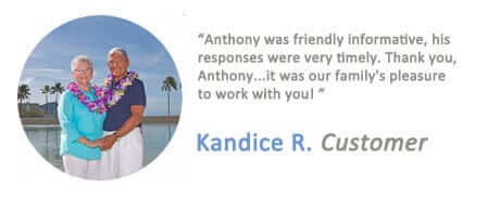Recent Customer Review - Anthony was friendly and informative. His responses were very timely. Thank you, Anthony It was our family’s pleasure to work with you. Kandice R. - Customer