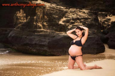 Oahu Maternity Photographers Eternity Beach Oahu Hawaii