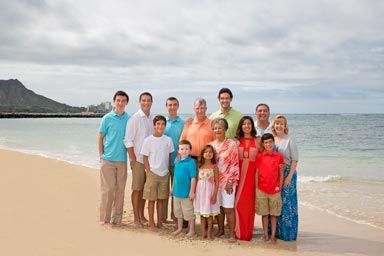 Waikiki Beach Family Portrait Photographer