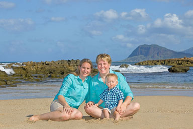 Oahu Beach Family Vacation Portrait Photographer