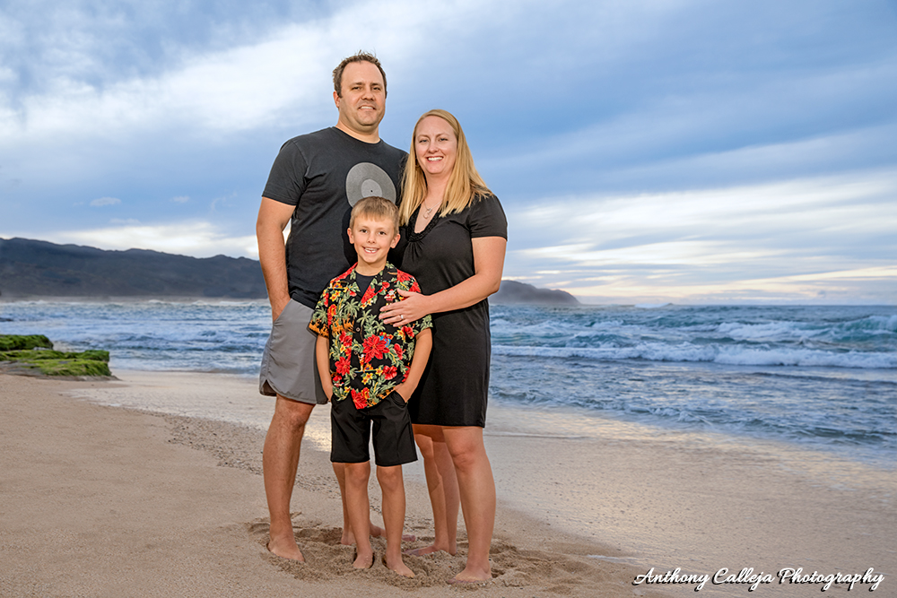 Papailoa Beach Family Photo Session North Shore, Hawaii
