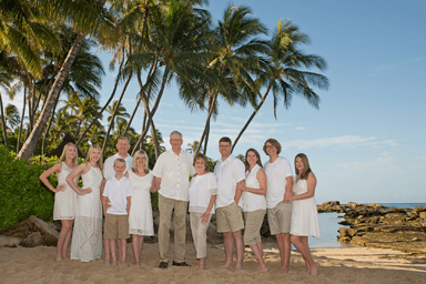 Paradise Cove Beach Family Portrait Photography