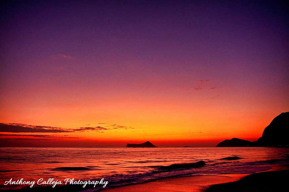 Oahu Seascape Photography - Waimanalo Beach at Dawn