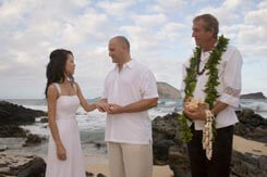 Wedding Ceremony Makapuu Beach Oahu Hawaii