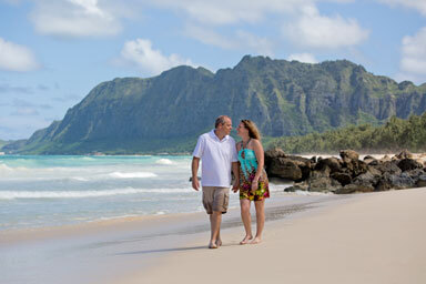 Oahu Beach Couples Portrait Photography