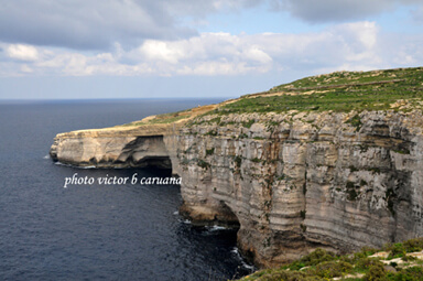 Cliffs at San Dimitri Gozo