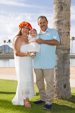 Waikiki Family Vacation Photos - Hilton Hawaiian Village Hotel, Waikiki Beach, Lagoon, Diamond Head, Hawaii 